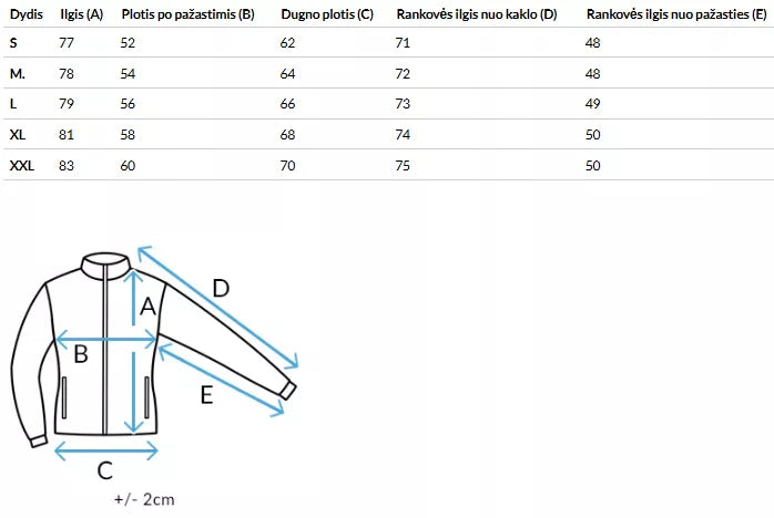 Moteriška juoda striukė Bloom