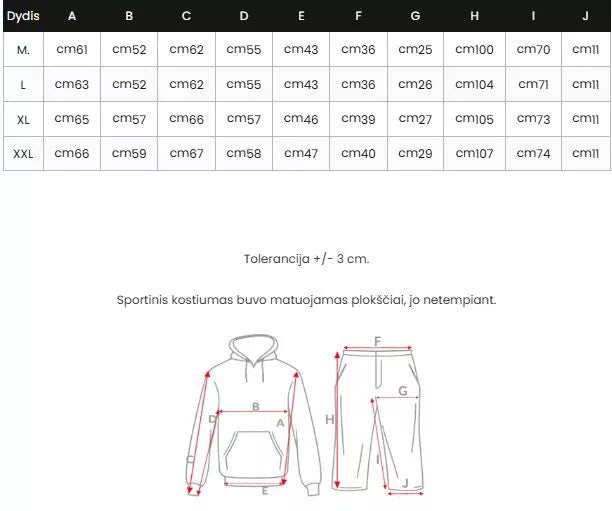 Chaki vyriškas komplektas Jake