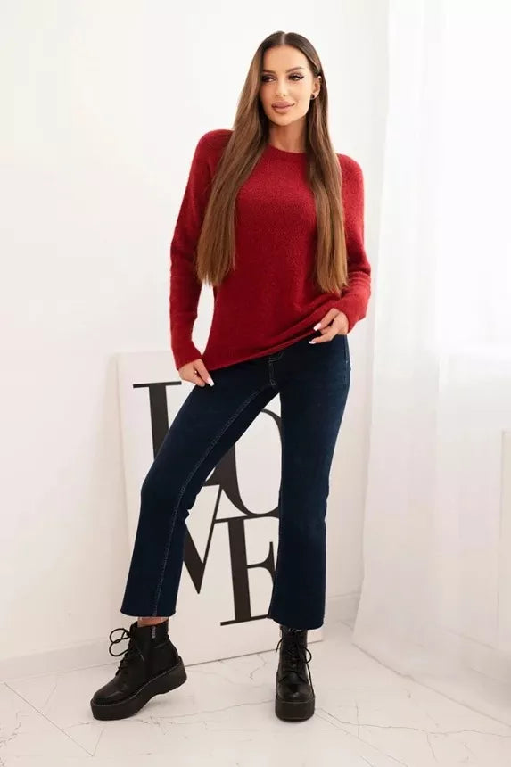 Moteriškas bordo megztinis Arol