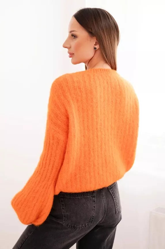 Moteriškas oranžinis megztinis Bali