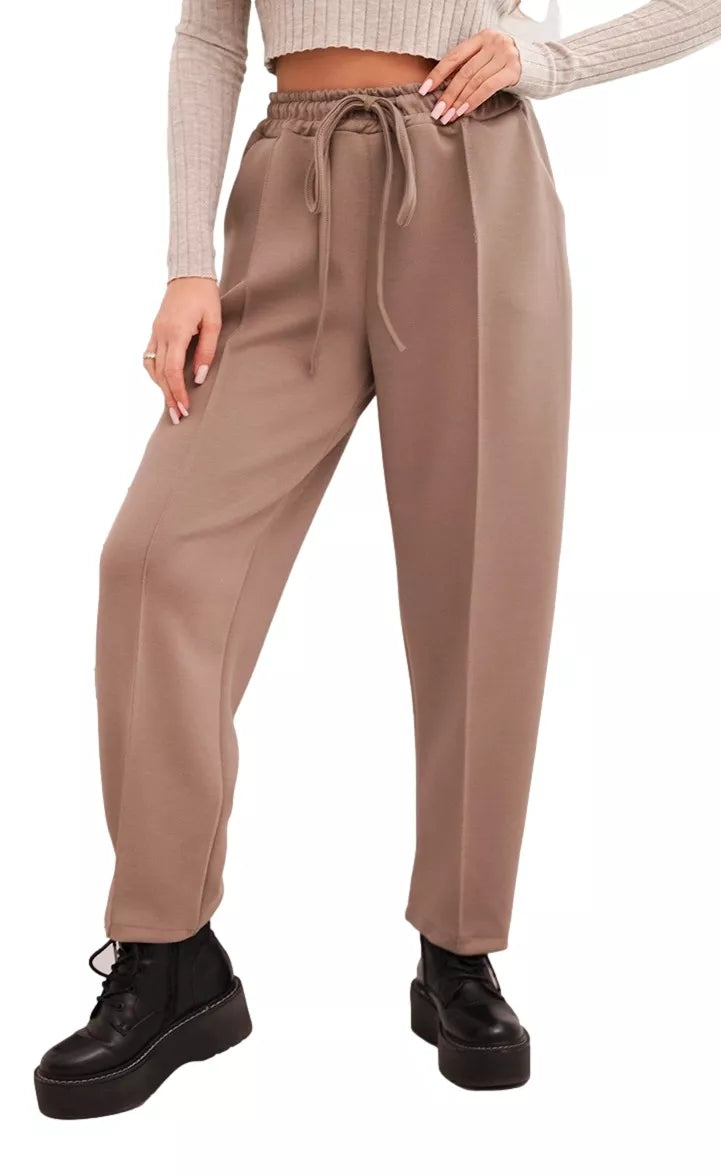 Moteriškos tamsiai mėlynos spalvos kelnės Ador