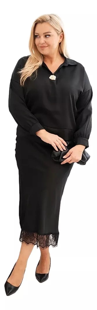 Moteriškas juodas rinkinys Roma