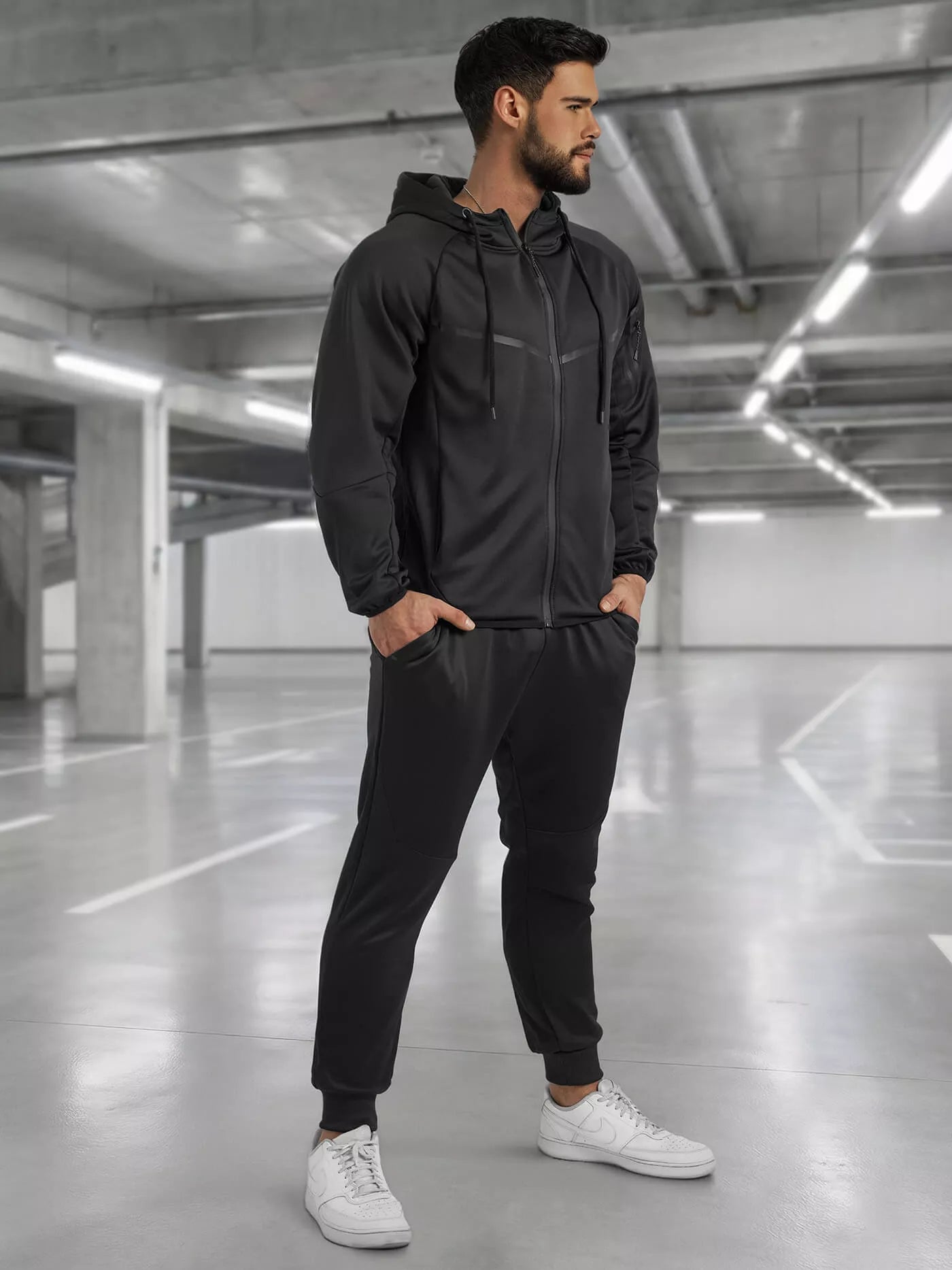 Juodas vyriškas komplektas Jake