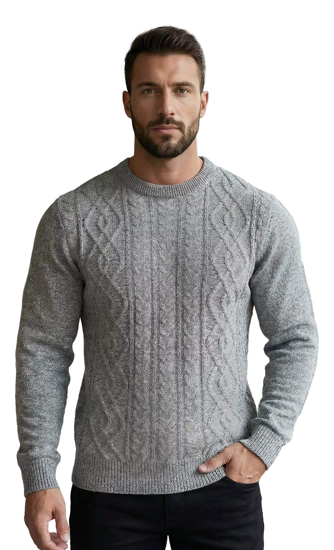 Vyriškas pilkas megztinis Wilson