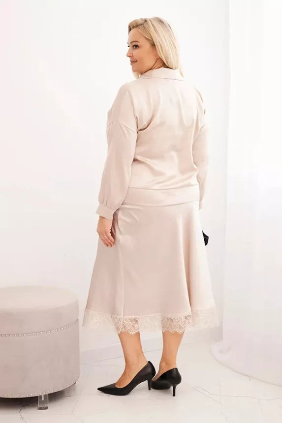 Moteriškas rudas rinkinys Roma