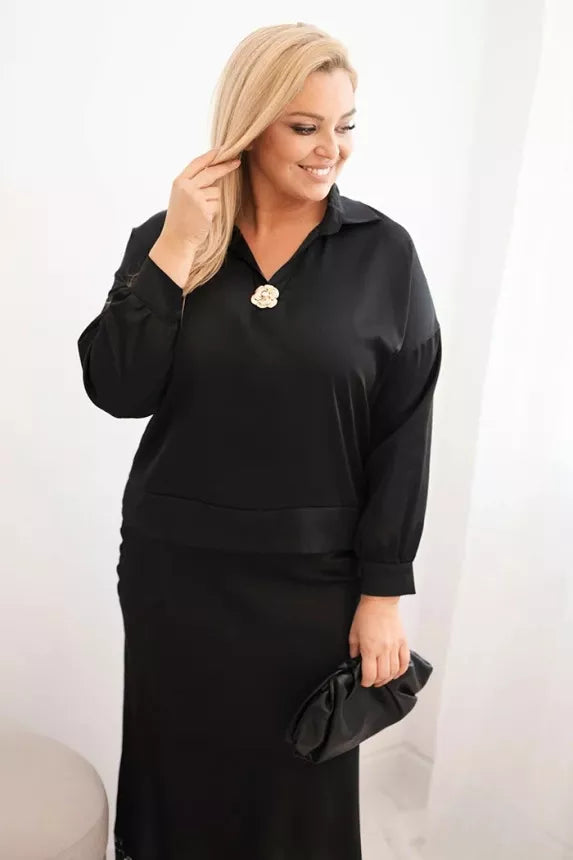 Moteriškas juodas rinkinys Roma