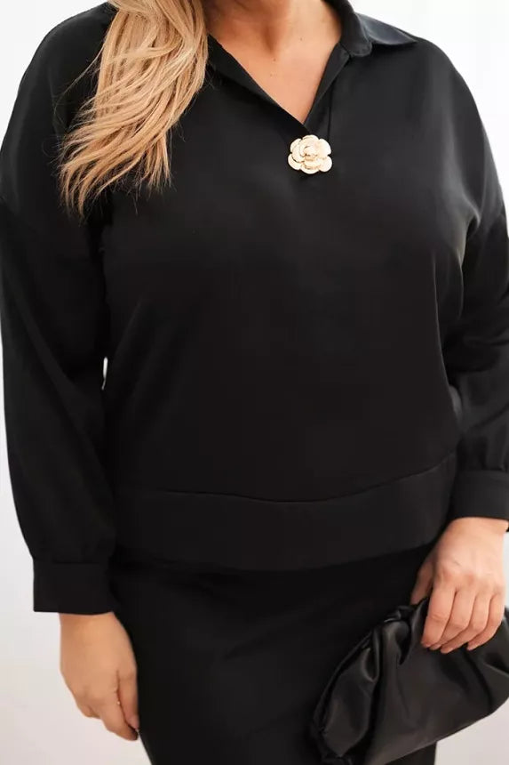 Moteriškas juodas rinkinys Roma