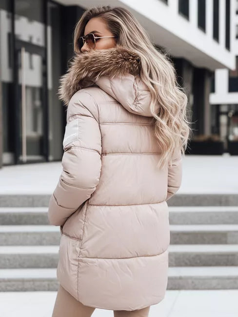 Moteriška žieminė rusva striukė Luckry