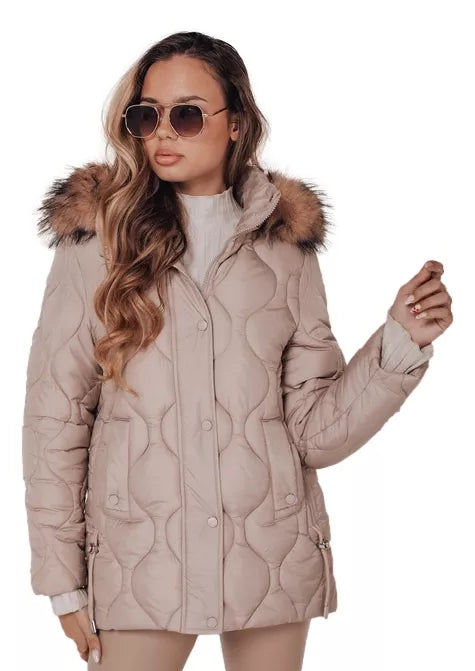 Moteriška rusva žieminė striukė Lumor