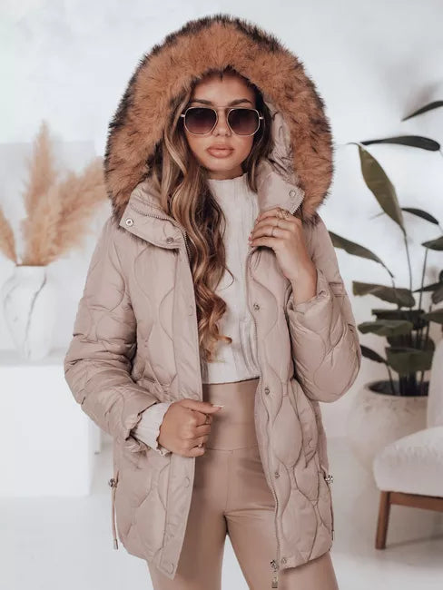 Moteriška rusva žieminė striukė Lumor