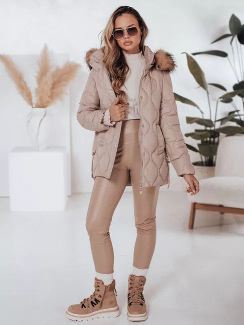 Moteriška rusva žieminė striukė Lumor