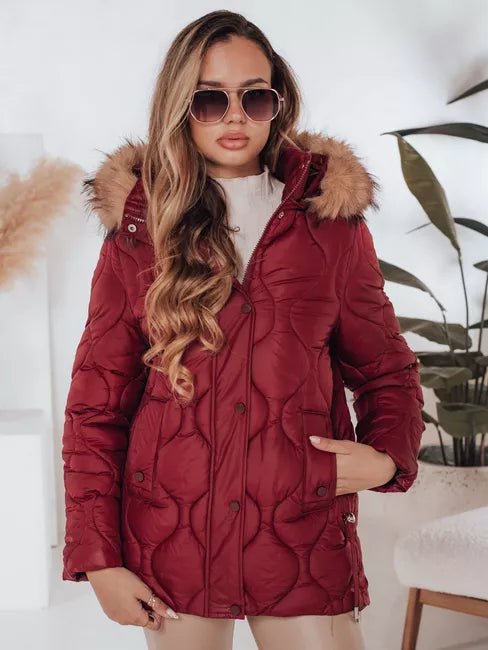 Moteriška bordo žieminė striukė Lumor