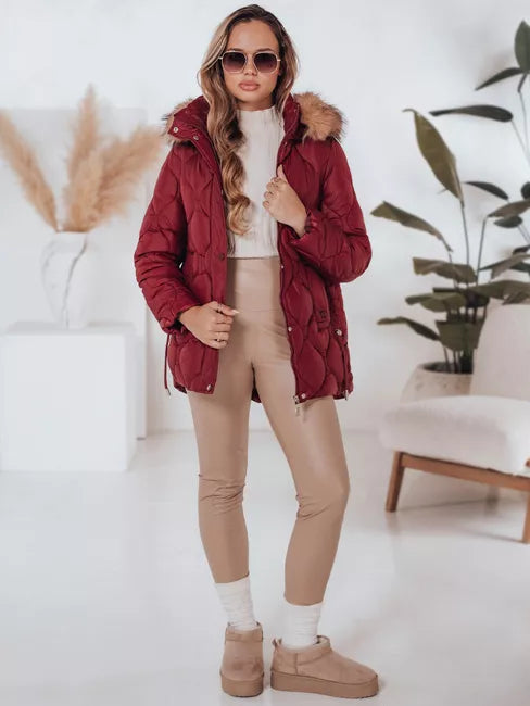 Moteriška bordo žieminė striukė Lumor