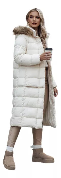 Moteriška žieminė balta striukė Crom