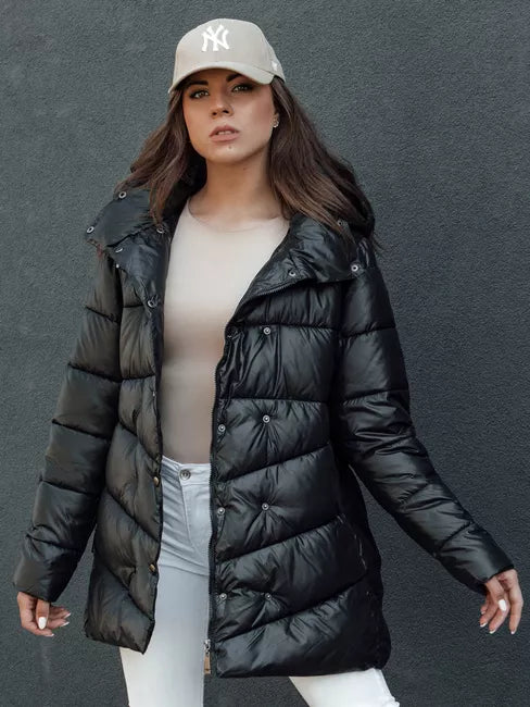 Moteriška juoda striukė Bloom