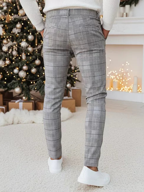 Vyriškos šviesiai pilkos kelnės Meteor