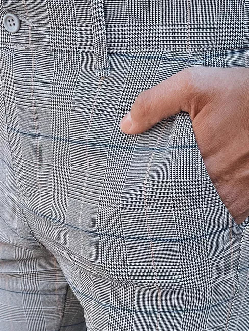 Vyriškos šviesiai pilkos kelnės Meteor