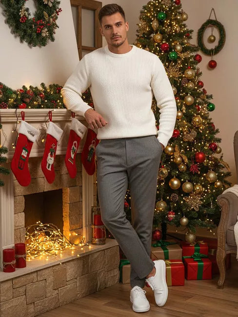 Vyriškos tamsiai pilkos kelnės Rio