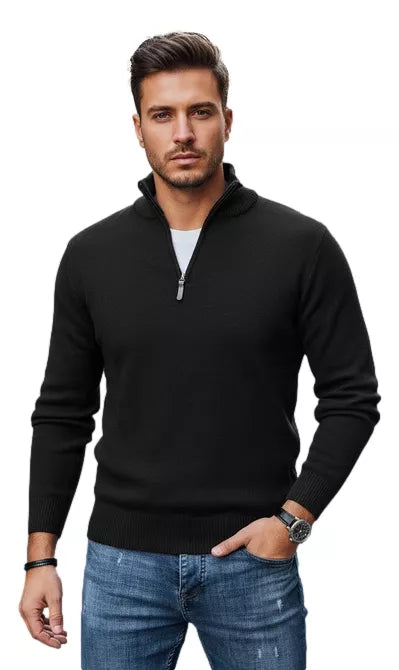 Vyriškas juodas megztinis Monar