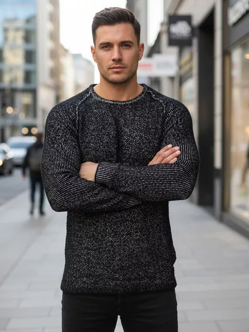 Vyriškas juodas megztinis Carter