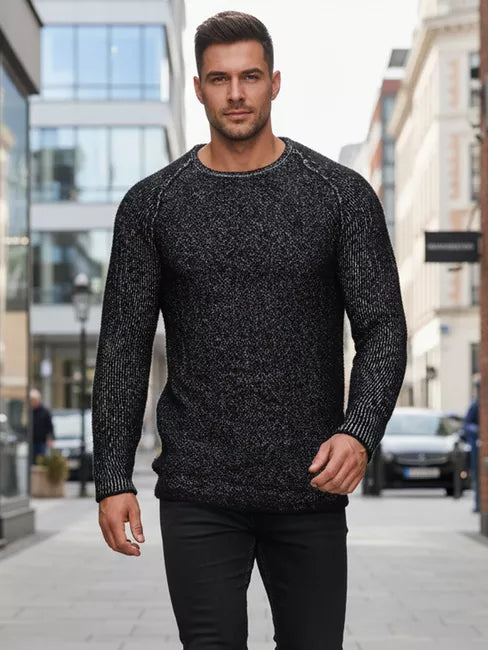 Vyriškas juodas megztinis Carter