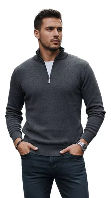 Vyriškas pilkas megztinis Monar