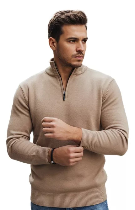 Vyriškas rusvas megztinis Monar