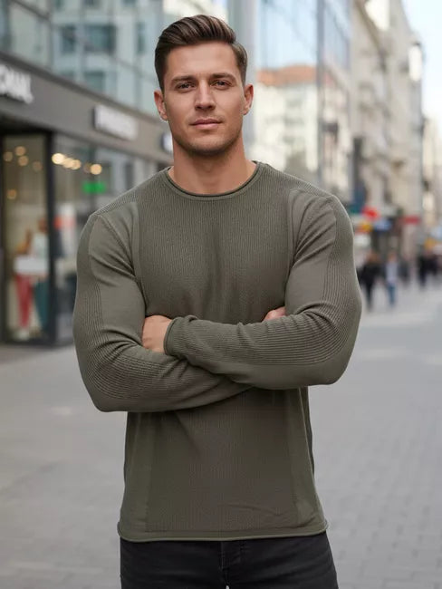 Vyriškas chaki megztinis Monar