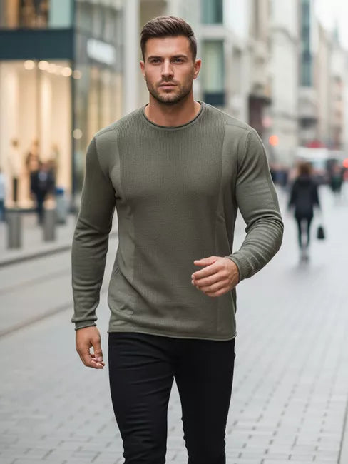 Vyriškas chaki megztinis Monar