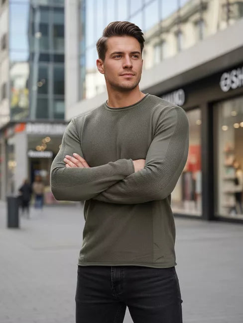 Vyriškas chaki megztinis Monar