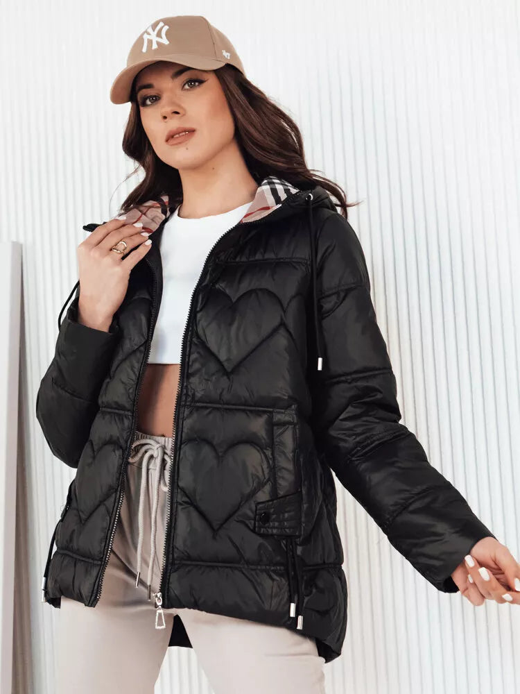 Moteriška juoda striukė Olmo