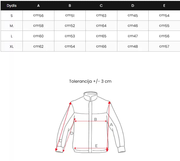 Moteriška ruda striukė Erik