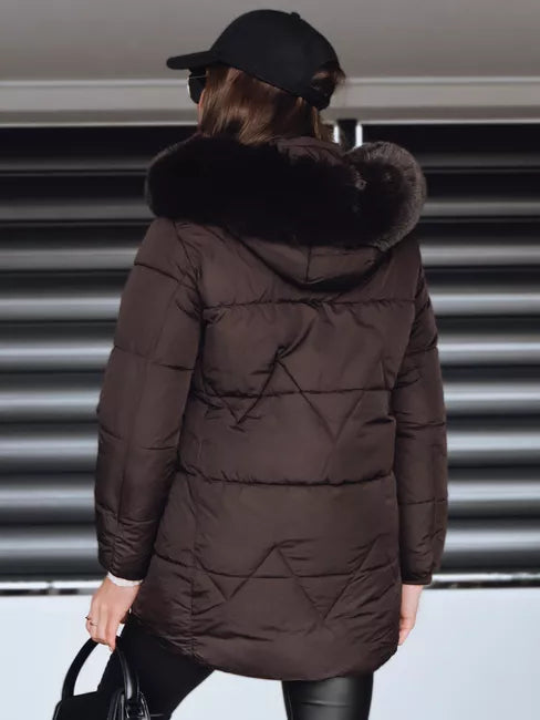 Moteriška ruda žieminė striukė Lota