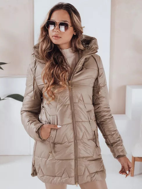 Moteriška ruda žieminė striukė Tango