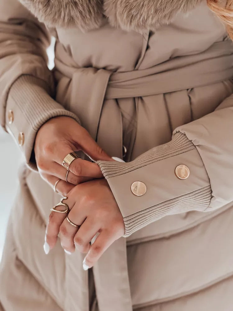 Moteriška žieminė rusva striukė Karlin