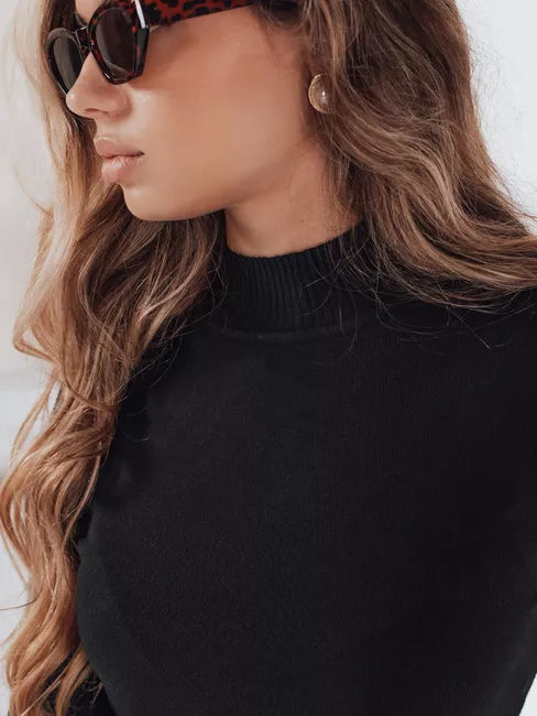 Moteriškas juodas megztinis Lena