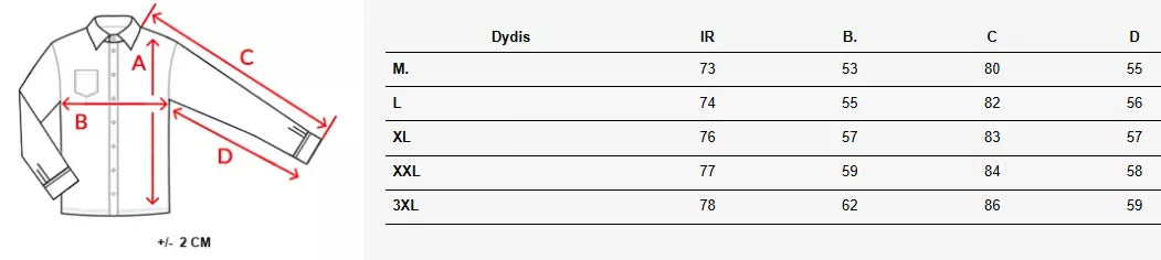 Vyriški mėlyni gėlėti marškiniai Ton