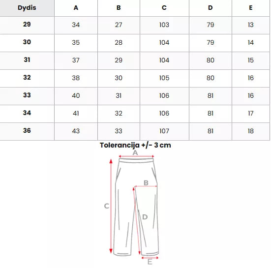 Vyriški mėlyni džinsai Monter