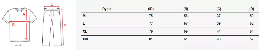 Vyriškas baltas komplektas Summer