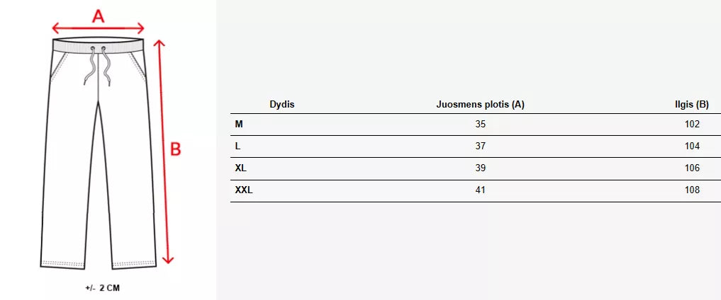 Vyriškos tamsiai mėlynos laisvalaikio kelnės Stron