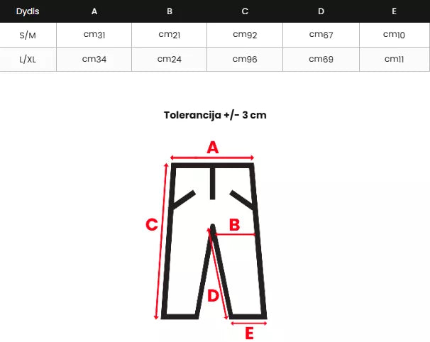 Moteriškos juodos kelnės Active
