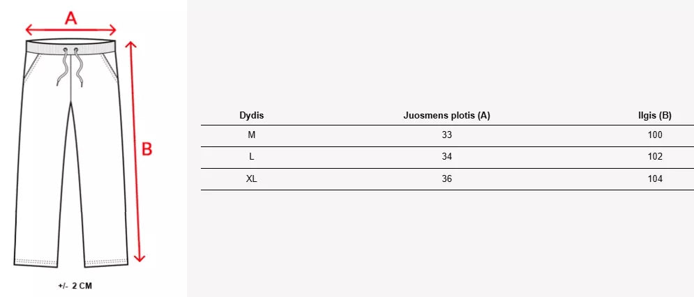 Vyriškos tamsiai mėlynos laisvalaikio kelnės Edma