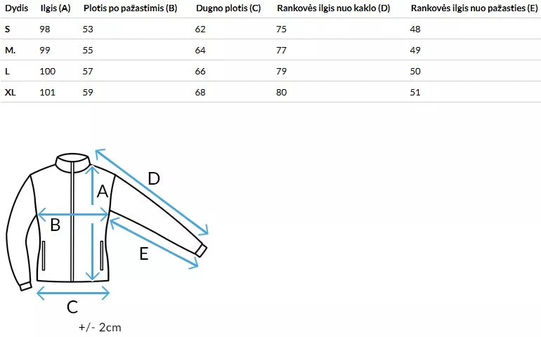 Moteriška juoda žieminė striukė Trend