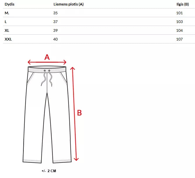 Vyriškos tamsiai pilkos kelnės Dean