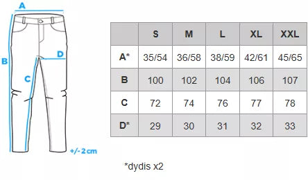 Vyriškos juodos kelnės Kerni