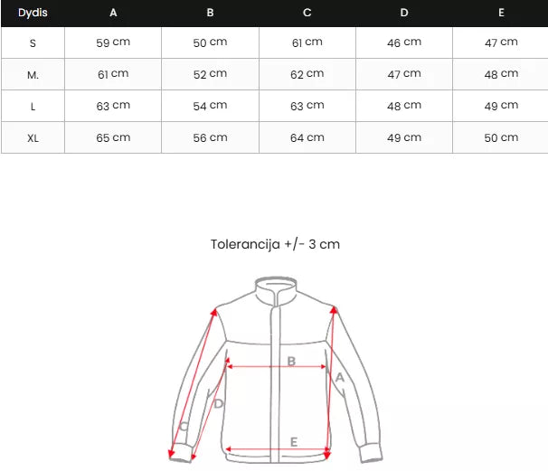 Moteriška rudos spalvos striukė Muna