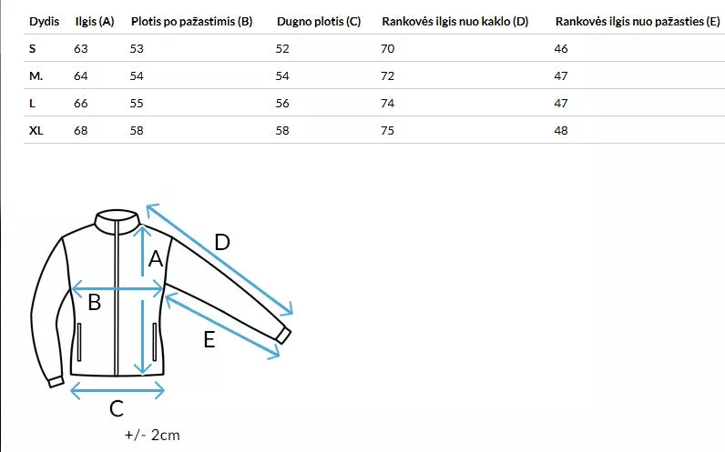 Moteriška juoda striukė Laris