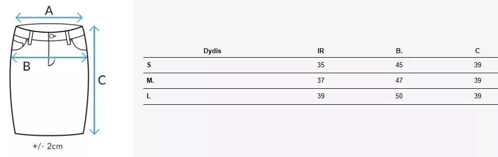 Moteriškas smėlinis mini sijonas Daniz