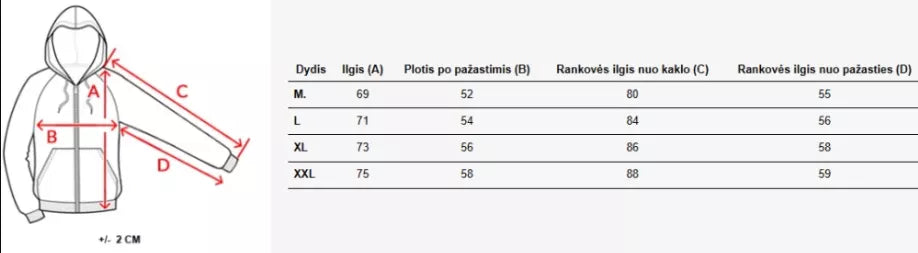 Moteriškas žalias džemperis Lenkija kaukolė