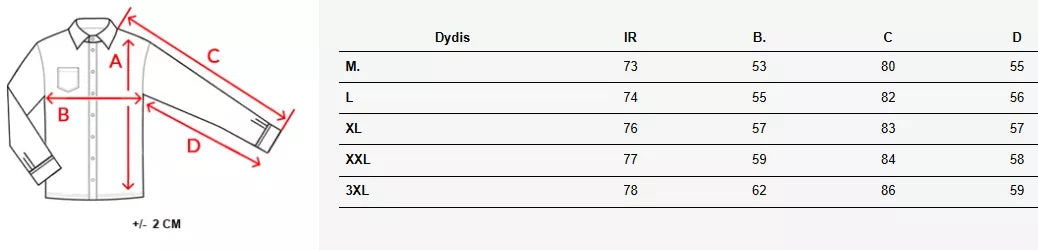 Vyriški mėlyni marškiniai Sabast